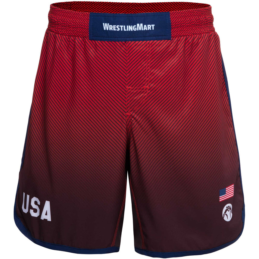 WrestlingMart USA Fade 2 Fight Shorts