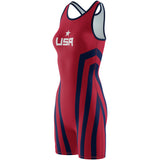 WrestlingMart Women's USA Breakdown Singlet