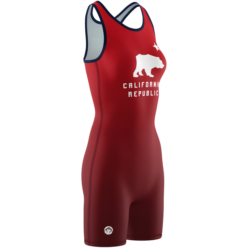 WrestlingMart Women's California Republic Singlet