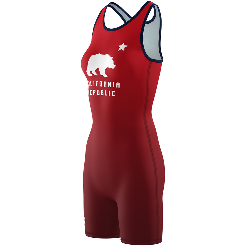WrestlingMart Women's California Republic Singlet