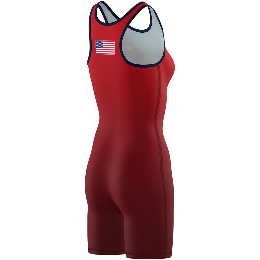 WrestlingMart Women's California Republic Singlet