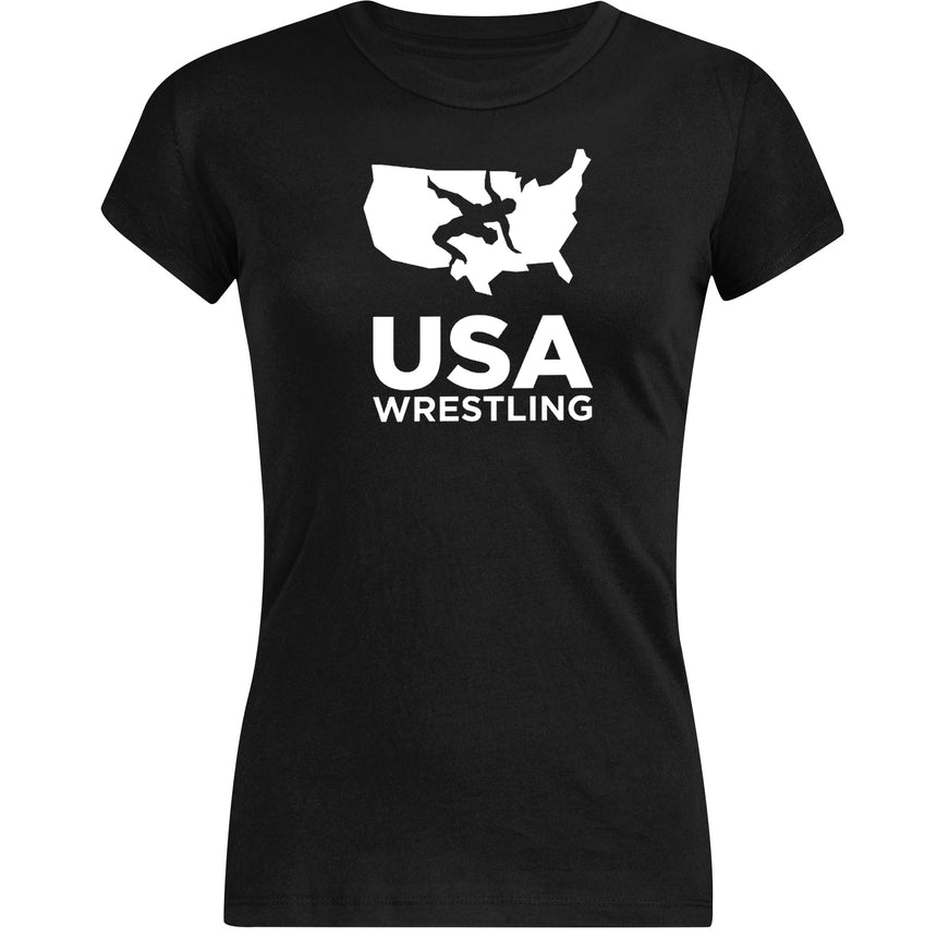 USA Wrestling Women's SS Tee
