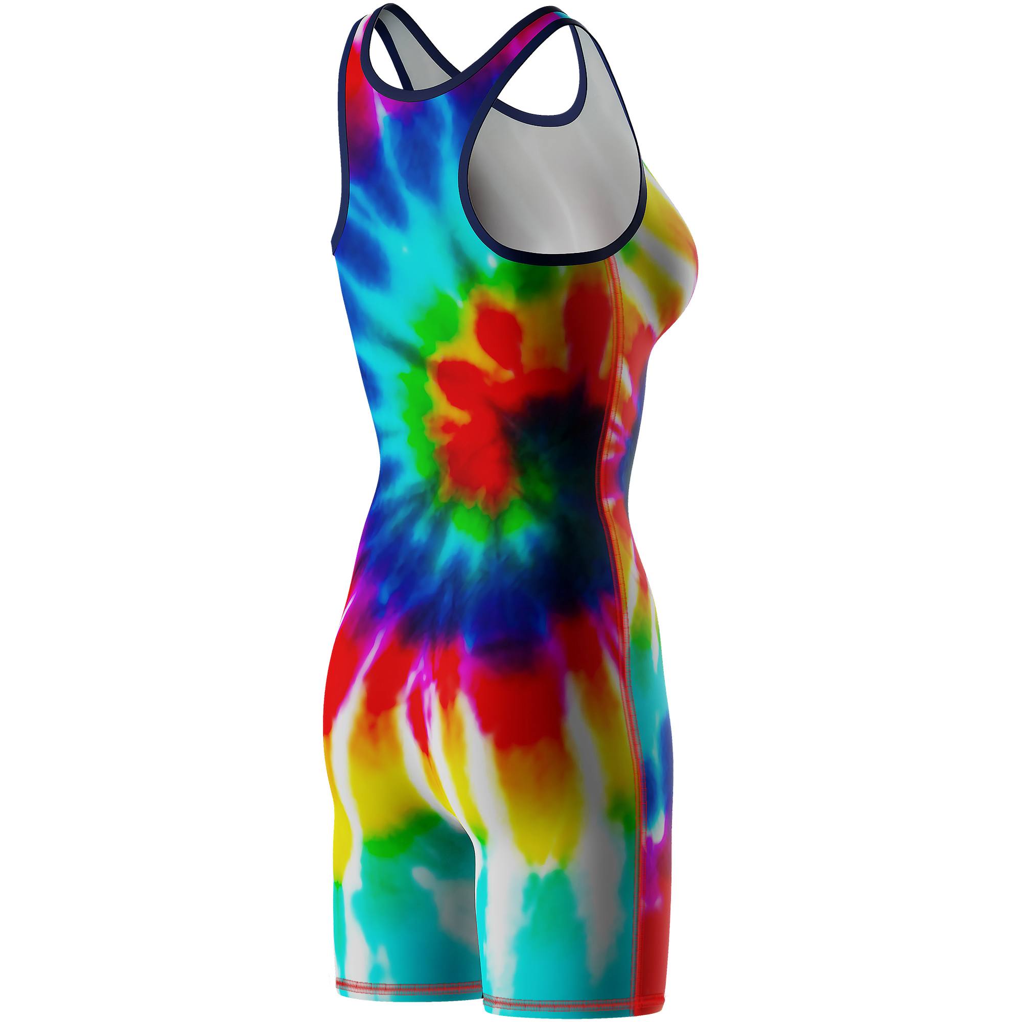 WrestlingMart Women's Tie Dye Singlet
