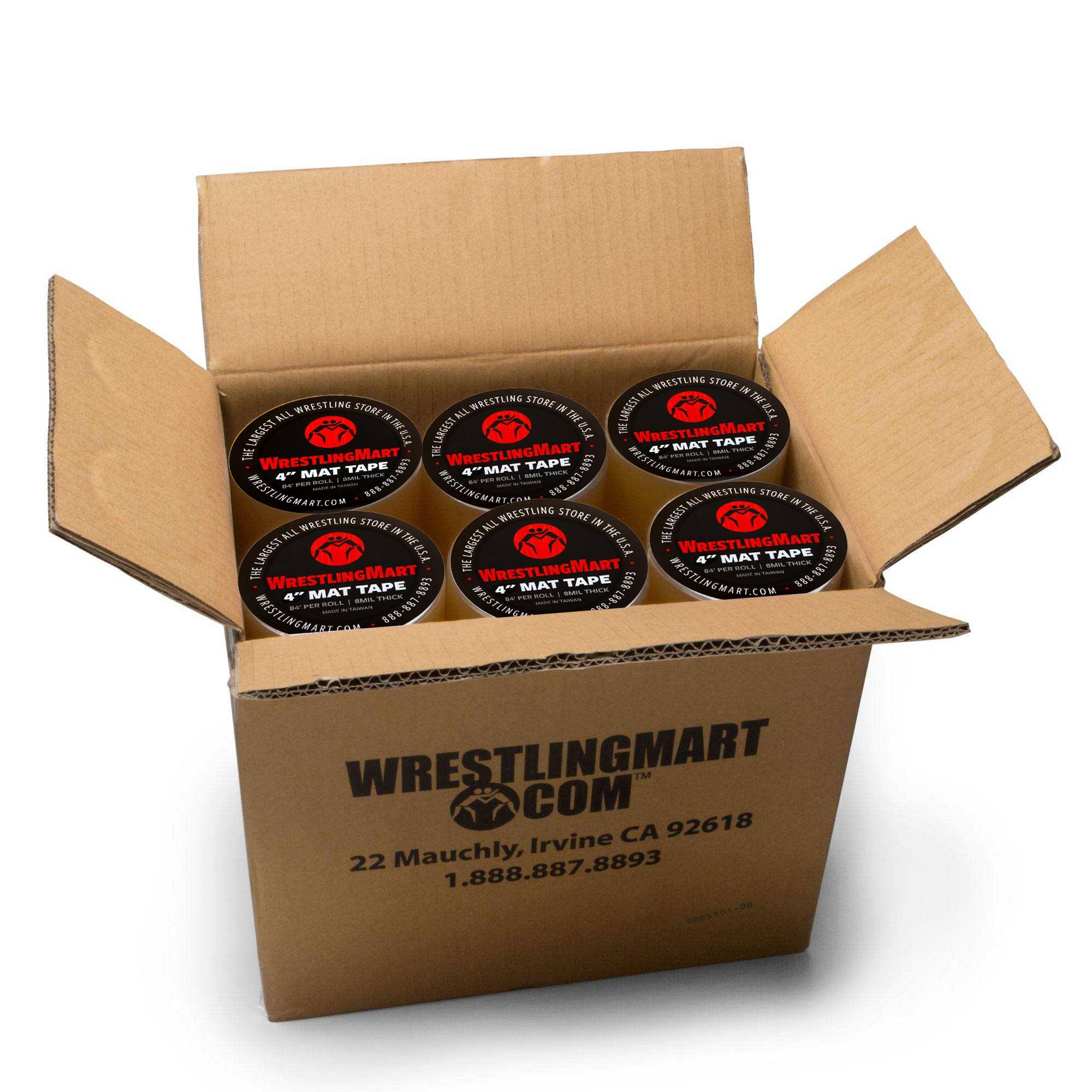 WrestlingMart 4 Inch Mat Tape (1 Case/24 Rolls)