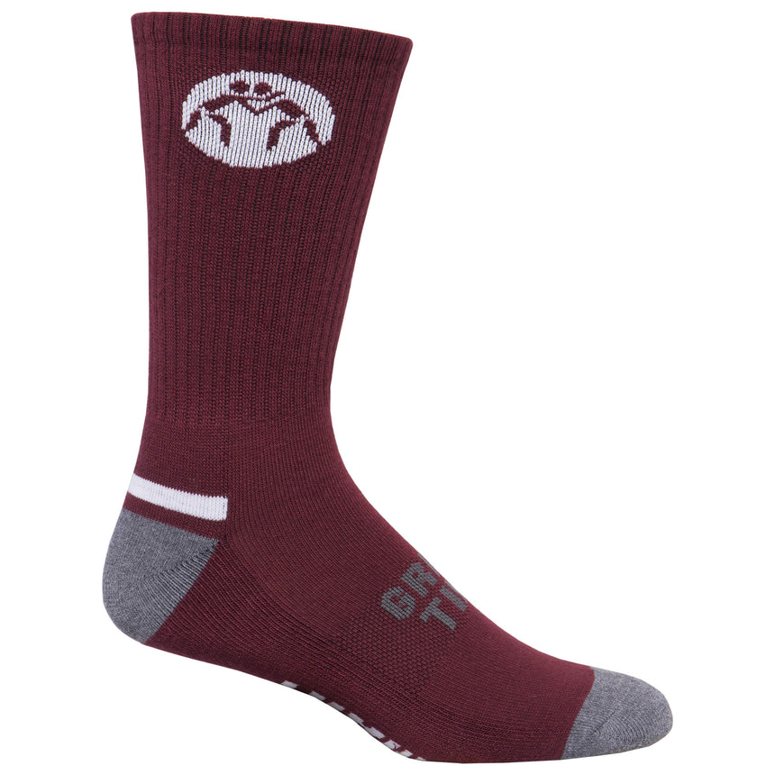 WrestlingMart Sock Color + White