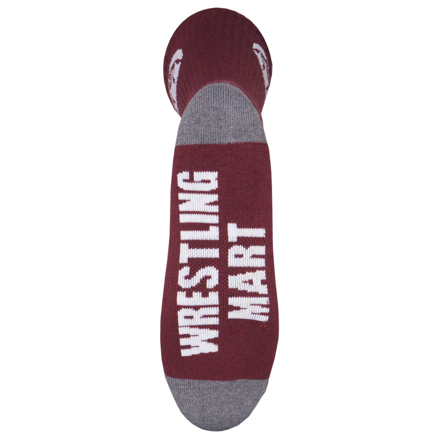 WrestlingMart Sock Color + White