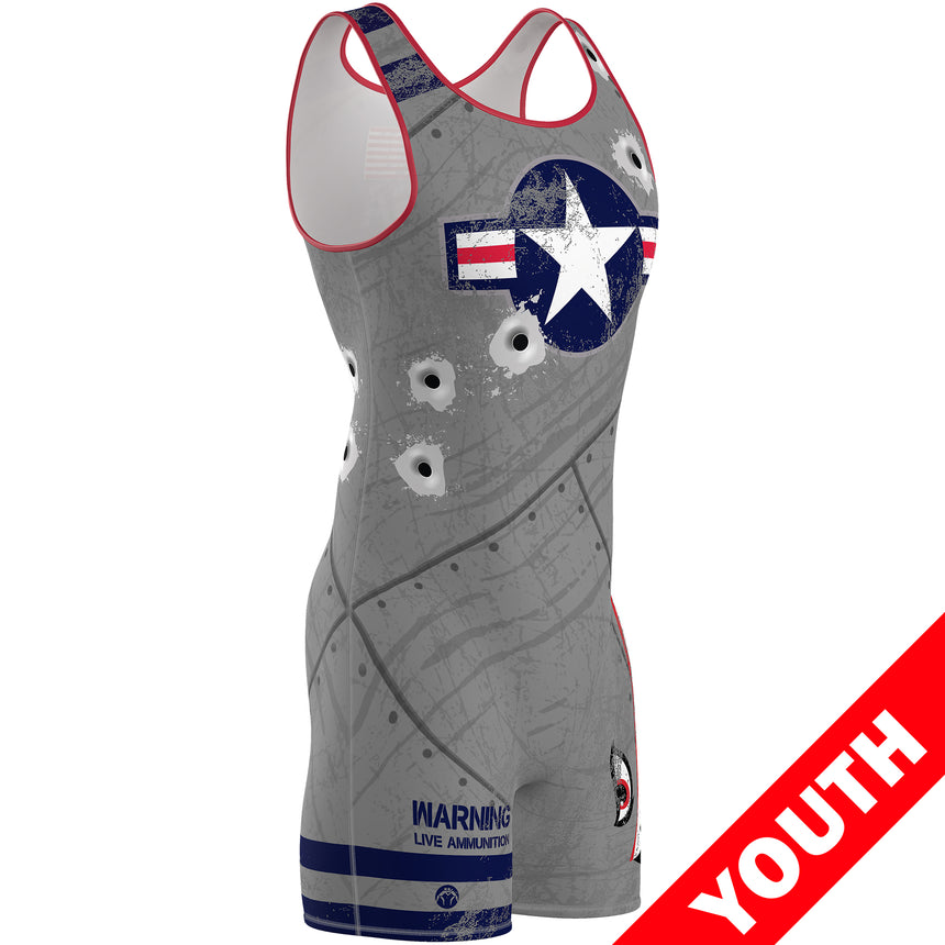 WrestlingMart Youth DOG FIGHT Wrestling Singlet