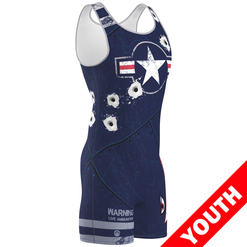 WrestlingMart Youth DOG FIGHT Wrestling Singlet
