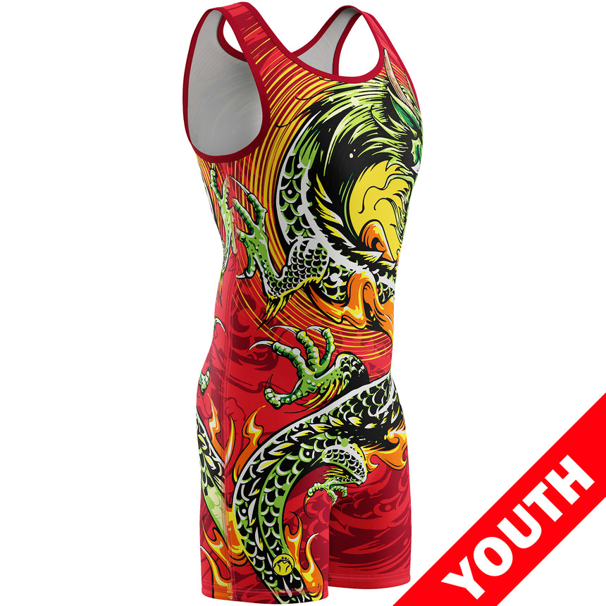 WrestlingMart Youth DRAGON Singlet