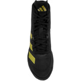 Adidas Adizero 7 Wrestling Shoes in Black and Gold top view