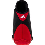 Adidas Adizero 7 Wrestling Shoes in Red, Black, and White back view