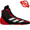 Adidas Adizero 7 Wrestling Shoes in Red, Black, and White side view