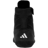 Adidas Combat Speed 4 Wrestling Shoes in Black and White back view