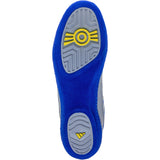 Adidas Combat Speed 4 Wrestling Shoes in Blue and Grey sole view