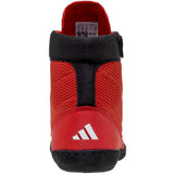 Adidas Combat Speed 4 Wrestling Shoes in Red, White and Black back view