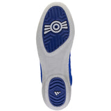 Adidas Combat Speed 4 Wrestling Shoes in Royal, White and Grey sole view
