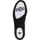 Adidas Combat Speed 5 Wrestling Shoes in Black, White and Silver sole view