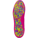 Adidas HVC 2 Wrestling Shoes in Black, Cyan and Pink sole view