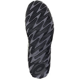 ASICS Aggressor 6 Wrestling Shoes in Black and Silver sole view