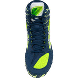 ASICS Aggressor 6 Wrestling Shoes in Green and Lime top view
