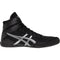 ASICS Matcontrol 3 Wrestling Shoes in Black and Silver side view