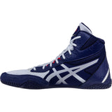 ASICS Matcontrol 3 Wrestling Shoes in Red, White, and Blue side view 2