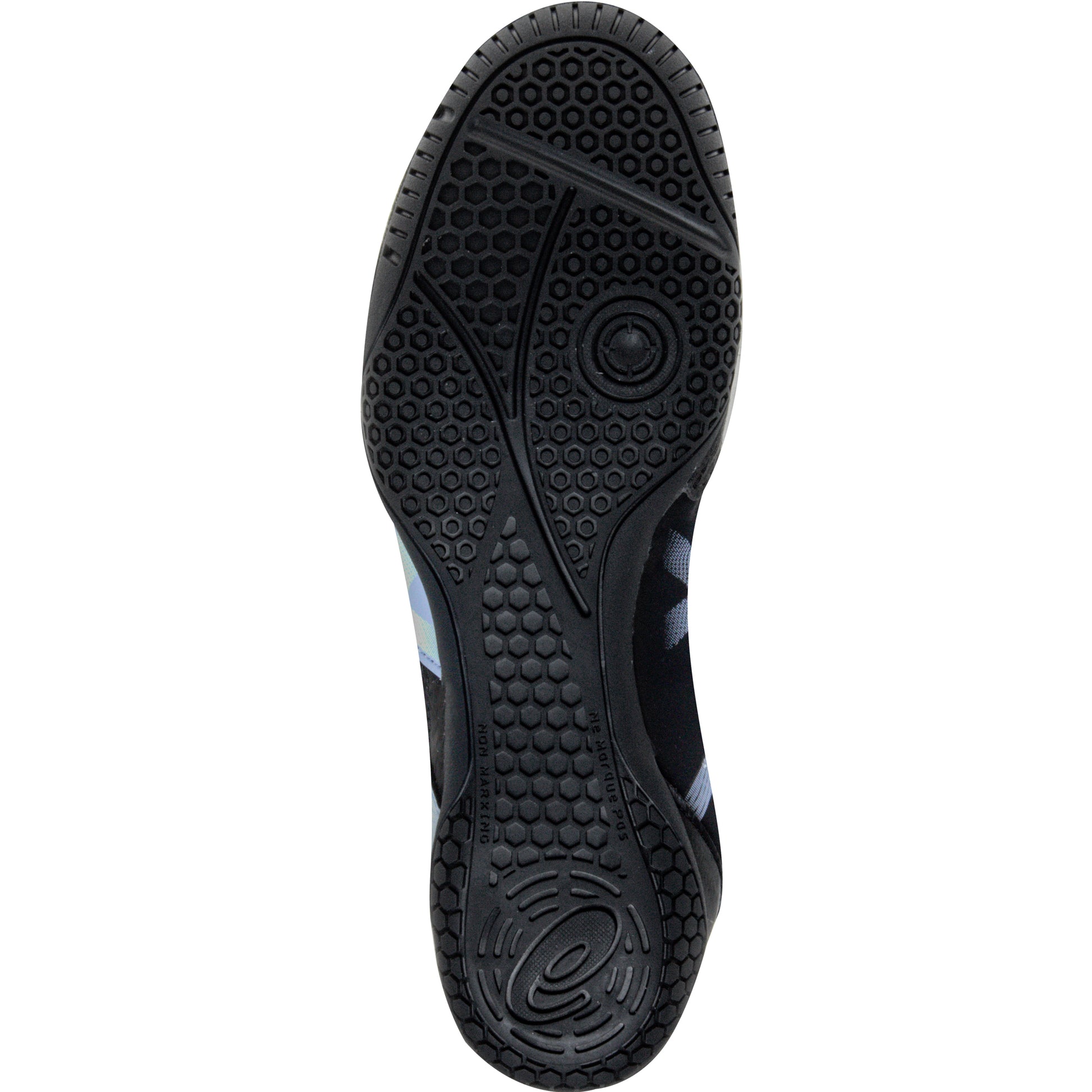ASICS Matcontrol 3 Wrestling Shoes in Red, White, and Blue sole view