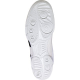 ASICS Matflex 7 Kids Wrestling Shoes in White, Black, and Pink sole view