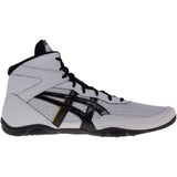 ASICS Matflex 7 Wrestling Shoes in Grey and Black side view