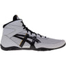 ASICS Matflex 7 Wrestling Shoes in Grey and Black side view