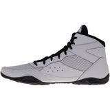 ASICS Matflex 7 Wrestling Shoes in Grey and Black side view 2