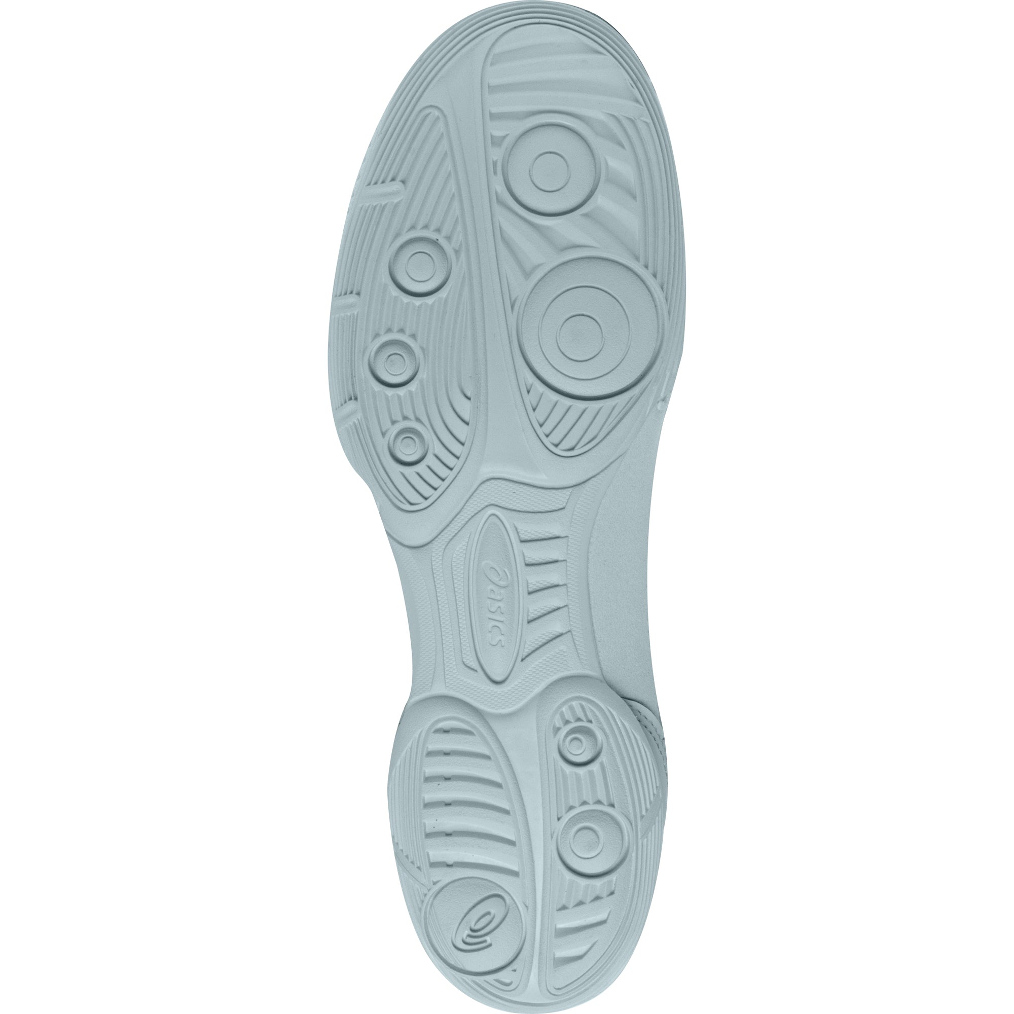 ASICS Matflex 7 Wrestling Shoes in Grey and Silver sole view