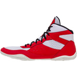 ASICS Matflex 7 Wrestling Shoes in Red and Black side view 2