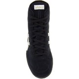 ASICS Prime Attack Wrestling Shoes in Black and White top view