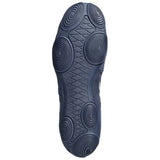 ASICS Snapdown 4 Wide Wrestling Shoes in Navy and Silver sole view