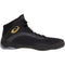 ASICS Split Elite Wrestling Shoes in Black and Gold side view