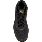 ASICS Split Elite Wrestling Shoes in Black and Gold top view