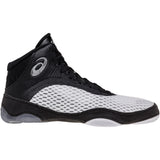 ASICS Split Elite Wrestling Shoes in White and Black side view