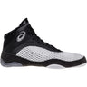 ASICS Split Elite Wrestling Shoes in White and Black side view