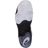 ASICS Split Elite Wrestling Shoes in White and Black sole view