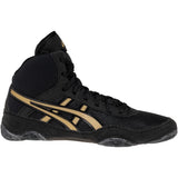 ASICS Women’s MatBlazer Wrestling Shoes in Black and Gold side view