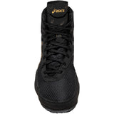 ASICS Women’s MatBlazer Wrestling Shoes in Black and Gold top view