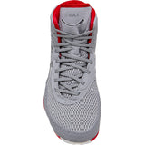 ASICS Women’s MatBlazer Wrestling Shoes in Grey and Red top view