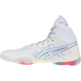 ASICS Women’s MatBlazer Wrestling Shoes in White and Silver side view 2
