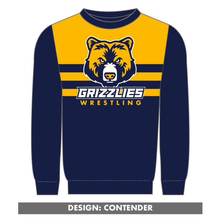 WrestlingMart Custom Crew Wrestling Sweatshirt