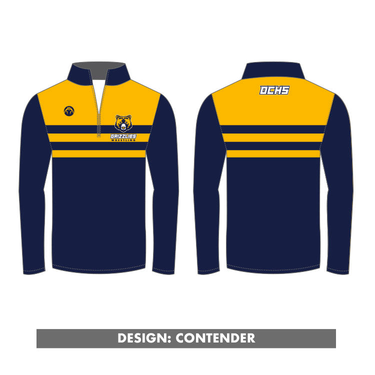 WrestlingMart Custom 1/4 Zip Wrestling Jacket