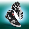 Nike Freek Wrestling Shoes in Black and White hero image