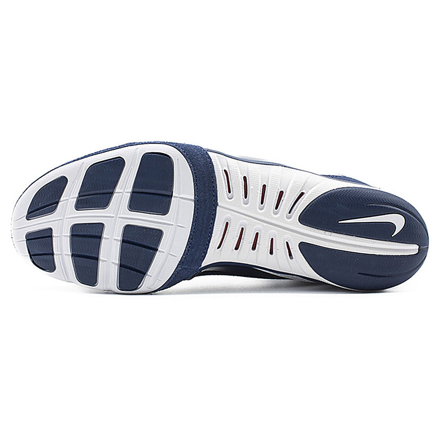 Nike Freek Wrestling Shoes in Navy Blue and White from the bottom