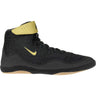 Nike Inflict 3 Wrestling Shoes in Black and Gold side view