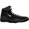 Nike Inflict 3 Wrestling Shoes in Black and White side view